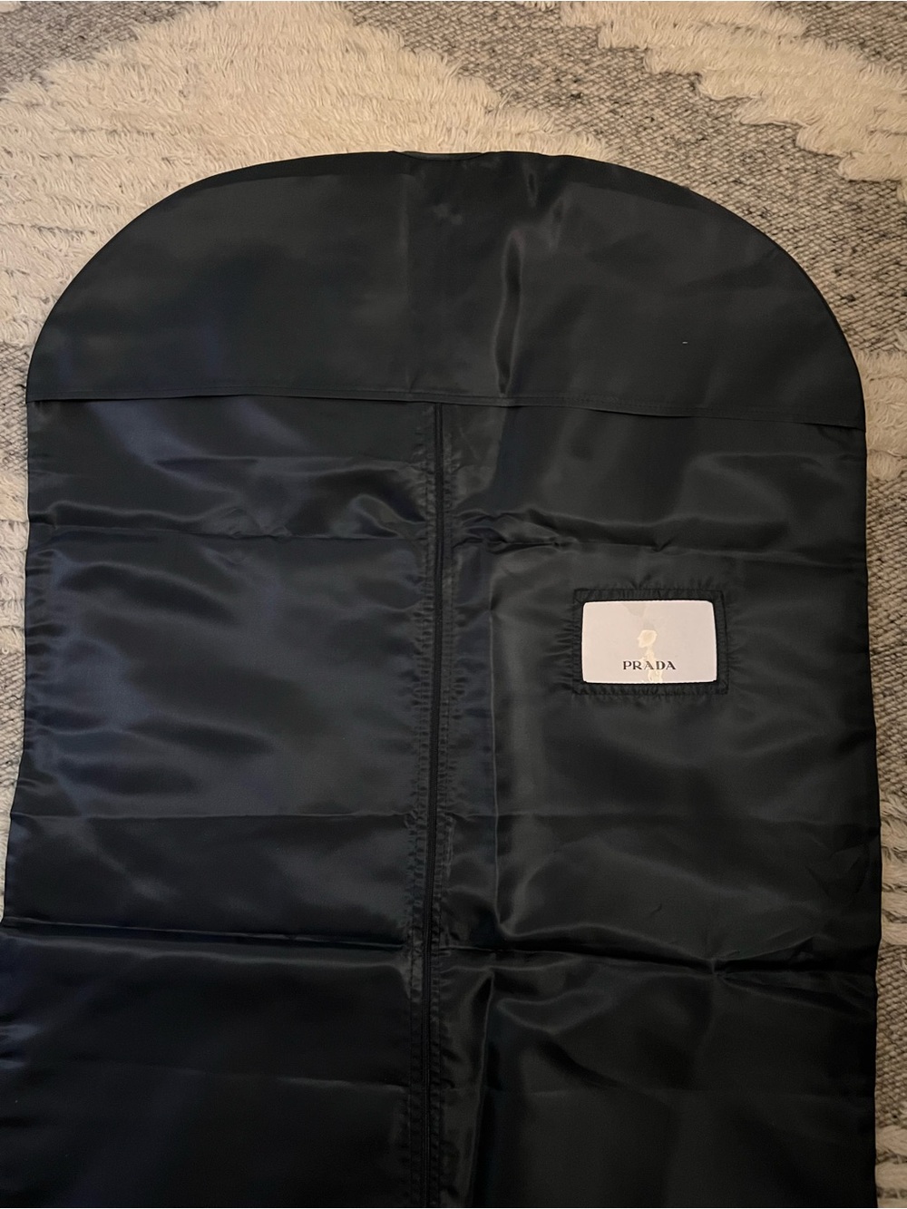 Prada Black Nylon Garment Cover